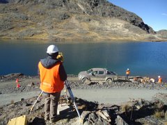 levantamiento Topográfico de riberas - Antauta, Perú